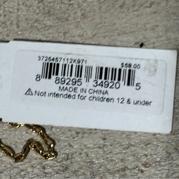 NWT❤️Betsey Johnson Golden Dragonfly Tassel Pendant Necklace - Picture 5 of 5